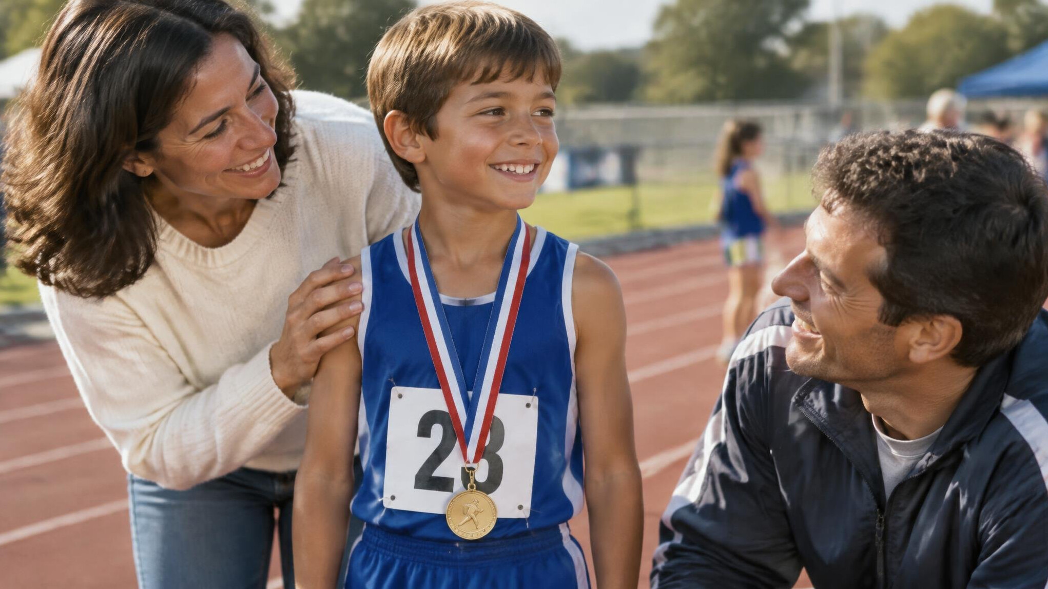 athlete childhood photo