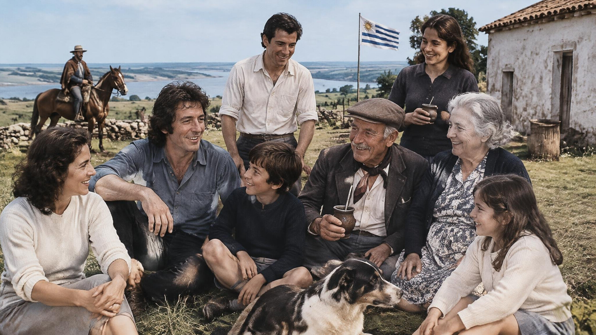 uruguay landscape with people